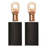 Moroso 3/8in Dia Stud 2 GA Wire Crimp/Solder Battery Cable Terminal Kit (2 Pack) thumbnail 1