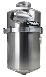 Moroso Pro-Mod 2 Pc 60/40 Split 16.5in Tall 8in Dia 7.5qt Dry Sump Tank thumbnail 1