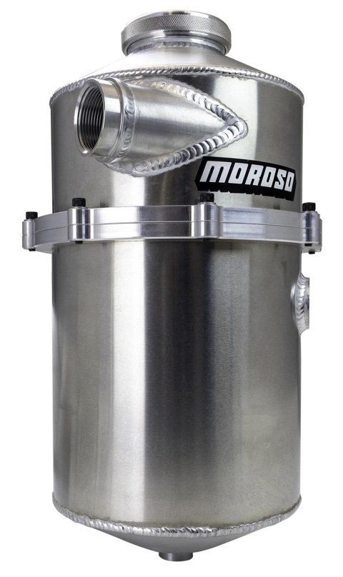Moroso Pro-Mod 2 Pc 60/40 Split 16.5in Tall 8in Dia 7.5qt Dry Sump Tank
