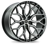 Vossen HF-2 20x9.5 / 5x114.3 / ET25 / Deep Face / 73.1 - Brushed Gloss Black Wheel thumbnail 1