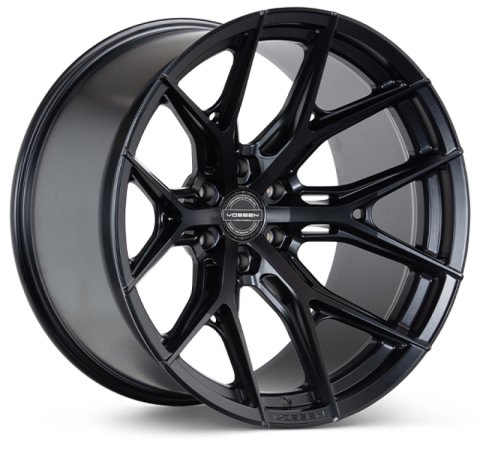 Vossen HF6-4 22x10 / 6x139.7 / ET-18 / Super Deep Face / 106.1 - Satin Black Wheel thumbnail 2