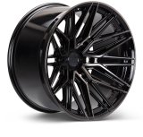 Vossen HF6-4 24x10 / 6x139.7 / ET25 / Deep Face / 106.1 - Tinted Gloss Black Wheel thumbnail 1