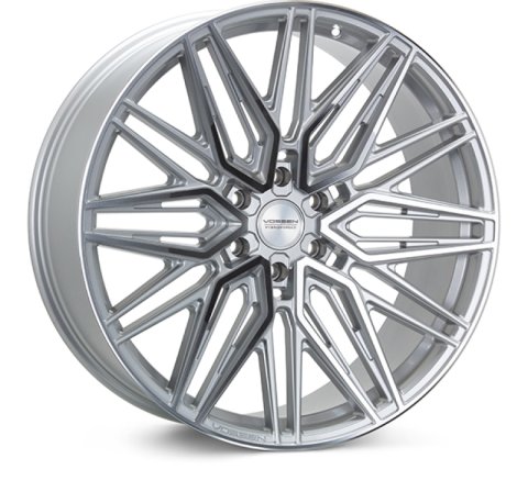 Vossen HF6-5 22x10 / 6x139.7 / ET-18 / Super Deep Face / 106.1 - Silver Polished Wheel thumbnail 1