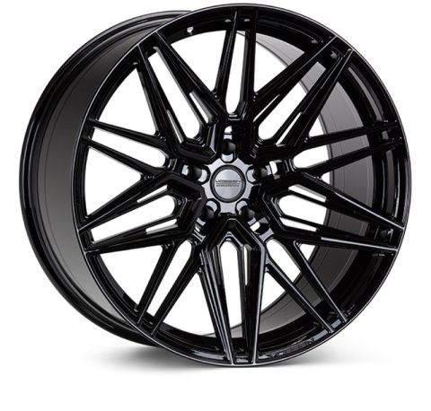 Vossen HF-7 20x9.5 / 5x114.3 / ET25 / Deep Face / 73.1 - Gloss Black Wheel thumbnail 1
