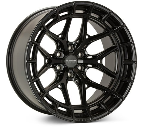Vossen HFX-1 24x10 / 6x139.7 / ET25 / Deep / 106.1 CB - Satin Black Wheel thumbnail 1