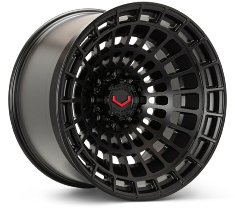 Vossen LCX-04 22x12 - 8x170 - ET44 - Ultra Deep - 125.1 - Satin Black Wheel