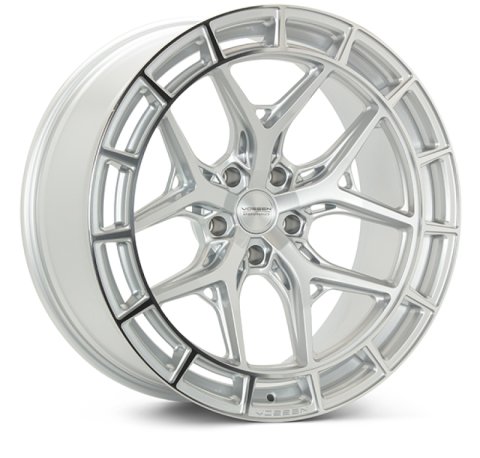 Vossen HFX-1 20x9 - 5x112 - ET25 - Flat - 66.5 - Silver Polished Wheel thumbnail 1