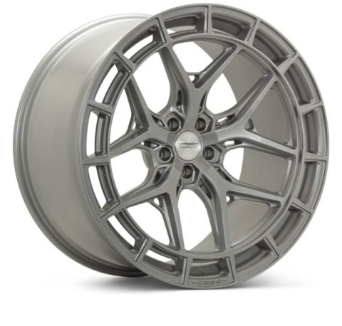 Vossen HFX-1 - 20x9.5 - ET-3 - 5x112 - 66.56 - Deep - SS - Satin Silver