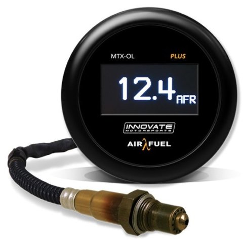 Innovate MTX-OL PLUS Wideband Digital Air/Fuel Ratio OLED Gauge Kit 8ft w/O2 Sensor thumbnail 1