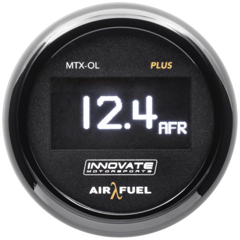 Innovate MTX-OL PLUS Wideband Digital Air/Fuel Ratio OLED Gauge Kit 8ft w/O2 Sensor thumbnail 2
