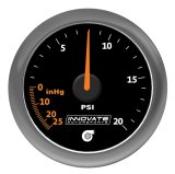 Innovate MTX Analog Oil/Water Temp Gauge Kit - Black Dial thumbnail 2