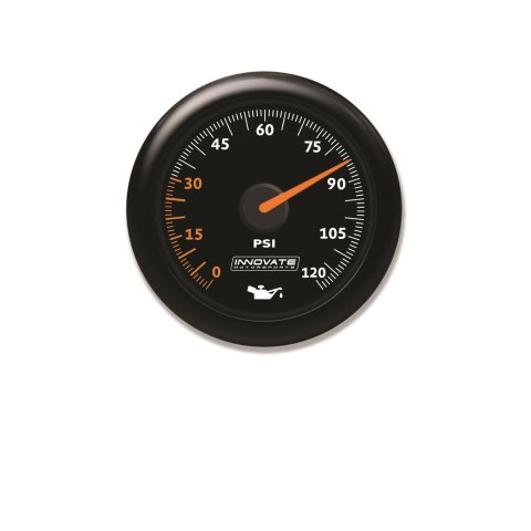 Innovate MTX Analog Oil Pressure Gauge 0-120psi - Black Dial thumbnail 1