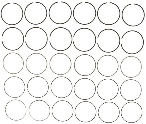 Mahle Rings Buick 305 5.0L Eng 77-91 Checker 305 5.0L Eng 78-80 Chevy 305 Plain Ring Set