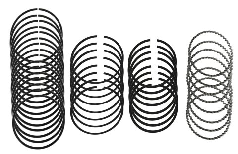 Mahle Rings Buick 301350L Eng 77-79 Checker 327350 Eng 69-79 Chevy Plain Ring Set
