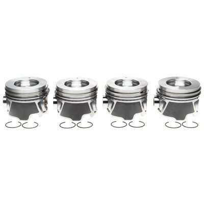 Mahle OE GM 6.6L Duramax 06-09 LMM LBZ Vin 26D Left Bank Only Piston With Rings Set (Set of 4) thumbnail 2