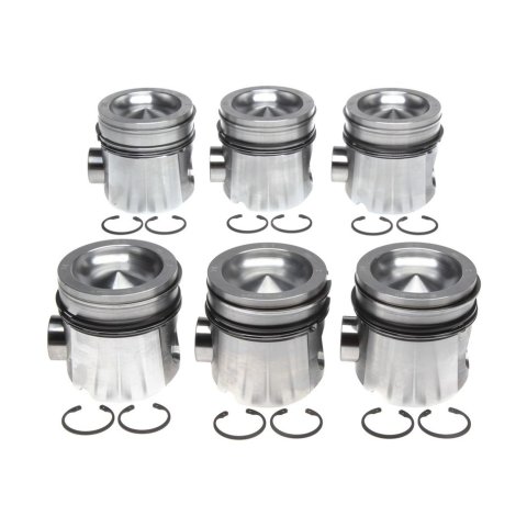 Mahle OE Cummins B 5.9L 17.1:1 CR Vin C Eng ETH Piston With Rings Set (Set of 6) thumbnail 2