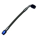 Nitrous Express 3AN 12in SS Braided Hose - Blue thumbnail 2