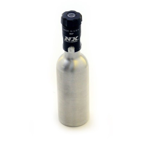Nitrous Express 3.5oz Mini-Bottle w/Motorcycle Valve (2 Dia x 7.33 Tall) thumbnail 5