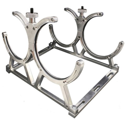 Nitrous Express Billet Bracket for Dual 10 Or 15lb N2O Bottle Incl Floor Mounts thumbnail 2