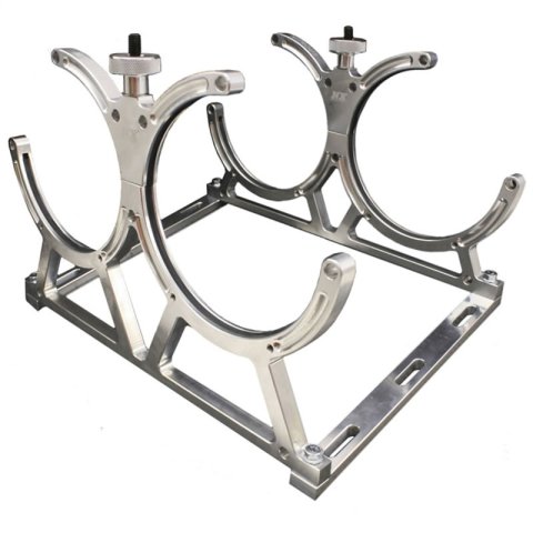 Nitrous Express Billet Bracket for Dual 10 Or 15lb N2O Bottle Incl Floor Mounts thumbnail 4
