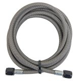 Nitrous Express 4AN 10ft Stainless Steel Braided Hose - Black thumbnail 1