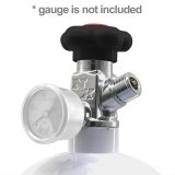 Nitrous Express Brass Bottle Valve (Fits 15lb Bottles) thumbnail 1