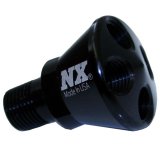 Nitrous Express 4 Port Micro Showerhead Distribution Block - Black thumbnail 3