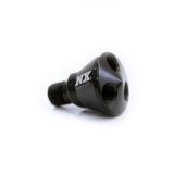 Nitrous Express 3 Port Showerhead Distribution Block - Black thumbnail 2