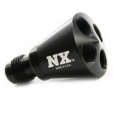 Nitrous Express 4 Port Showerhead Distribution Block w/-6 Male - Black thumbnail 1