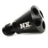 Nitrous Express 4 Port Showerhead Distribution Block w/-6 Male - Black thumbnail 3