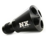 Nitrous Express 4 Port Showerhead Distribution Block w/-6 Male - Black thumbnail 4