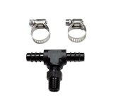 Nitrous Express 1/8NPT x 1/4 Hose Barb Tee thumbnail 1