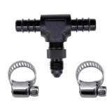 Nitrous Express 5/16 Fuel T 5/16 Hose Barb to 4AN Male thumbnail 5