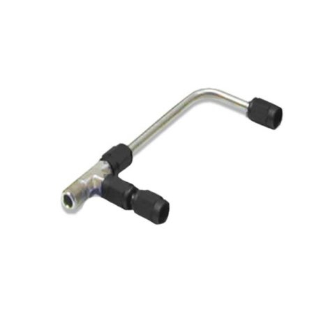 Nitrous Express 4150 Gemini SS Solenoid to Plate Connectors (New Style) - Black