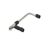 Nitrous Express 4150 Gemini SS Solenoid to Plate Connectors (New Style) - Black thumbnail 4