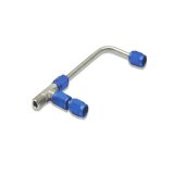 Nitrous Express 4500 Gemini SS Solenoid to Plate Connectors (New Style) - Black thumbnail 4