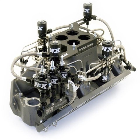 Nitrous Express Fuel Log Bracket for BBC Intakes
