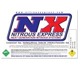 Nitrous Express Bottle Decal for 10lb Bottle thumbnail 1