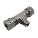 Nitrous Express 3/8 Compression x 1/8 Male NPT Branch T thumbnail 1