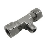 Nitrous Express 3/8 Compression x 1/8 Male NPT Branch T thumbnail 5