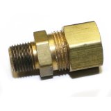 Nitrous Express 1/8 NPT Male x 3/8 Compression Straight thumbnail 2