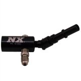 Nitrous Express 3/8-10mm Late Model Billet Fuel Line Adapter 45 Degree thumbnail 2