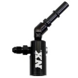 Nitrous Express 3/8-10mm Late Model Billet Fuel Line Adapter 45 Degree thumbnail 3