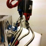 Nitrous Express Black Compact 1 Inlet 4 Outlet Distribution Block thumbnail 2