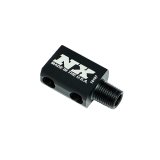 Nitrous Express Black Compact 1 Inlet 4 Outlet Distribution Block thumbnail 7
