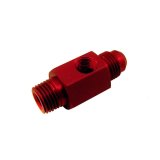Nitrous Express 1/4 NPT x 6AN w/1/8 NPT Gauge Hole (Fuel Bypass Fitting) thumbnail 3