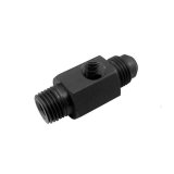 Nitrous Express 1/4 NPT x 6AN w/1/8 NPT Gauge Hole (Fuel Bypass Fitting) thumbnail 4