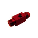 Nitrous Express 1/4 NPT x 6AN w/1/8 NPT Gauge Hole (Fuel Bypass Fitting) thumbnail 5