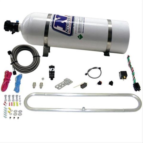 Nitrous Express N-Tercooler System w/15lb Bottle (Remote Mount Solenoid)