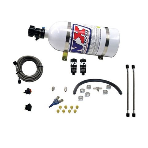 Nitrous Express Hitman EFI Single Nozzle Piranha Nitrous Kit (35-75HP) w/5lb Bottle thumbnail 4